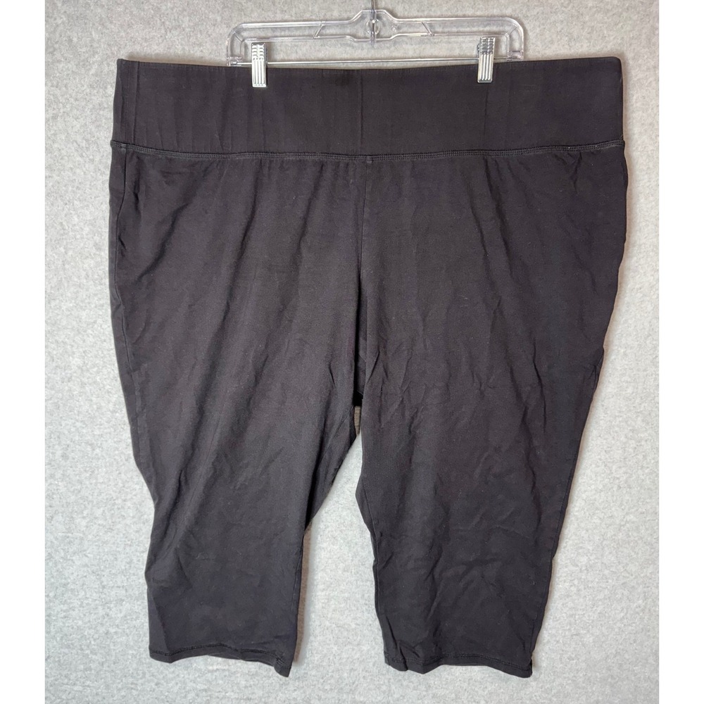 LIVI Active Capri Leggings Womens 30/32 High Waist‎ Stretch Comfort Black